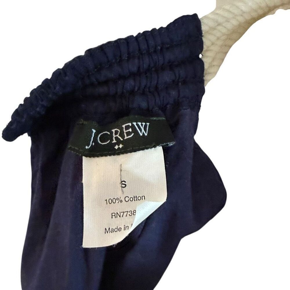 JCrew Factory navy nautical rope tank top size small 100% cotton - Picture 5 of 5